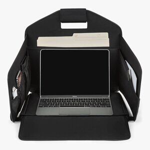NWT - Bond Street Vegan Leather Mobile Workstation - Black - Fits 14" Laptops